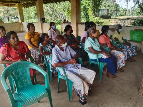 An elderly day care center was opened in Homagama Navalamulla village (2022)